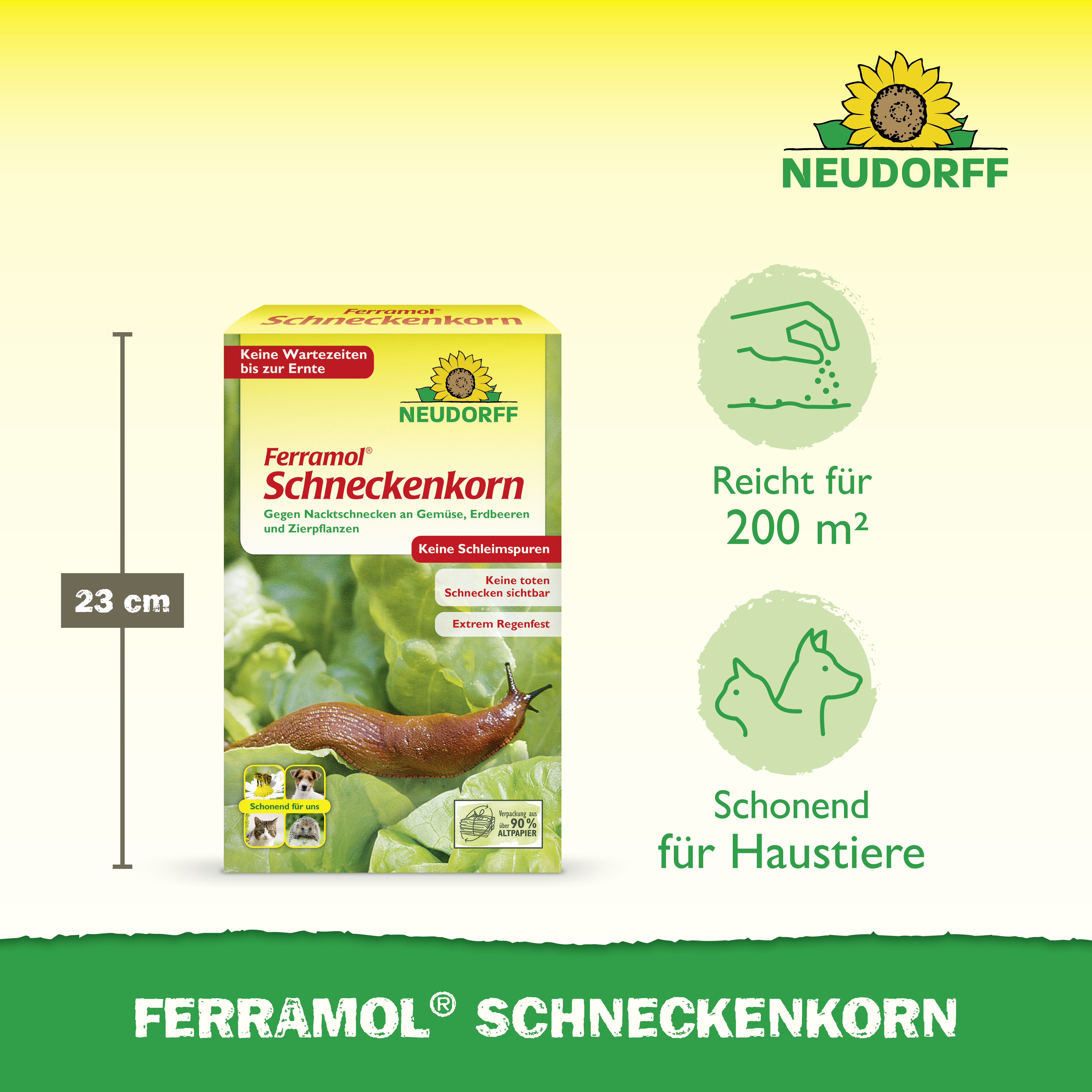 Neudorff Ferramol Schneckenkorn, 1 kg