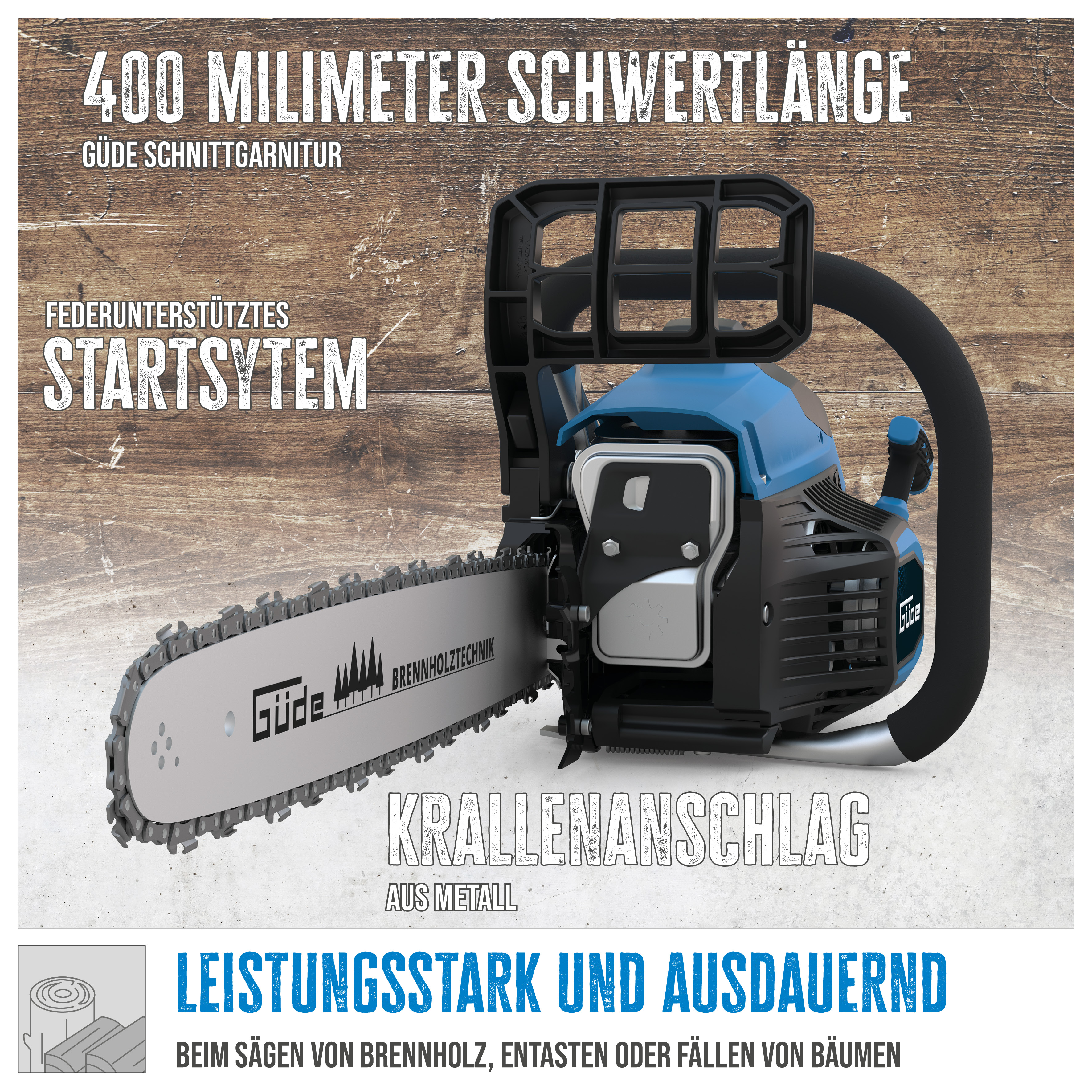 Güde Benzin-Kettensäge KS 400-38 Güde Benzin-Kettensäge KS 400-38