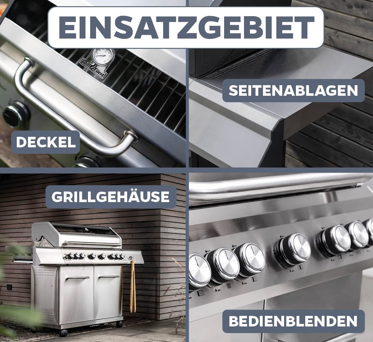Grillfürst Grillreiniger für Edelstahloberflächen, 500 ml