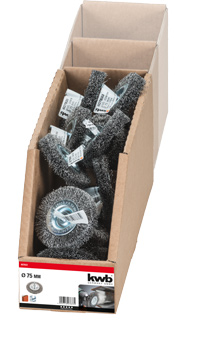 607833-350 Kwb Scheibenbürste grob, 75 mm