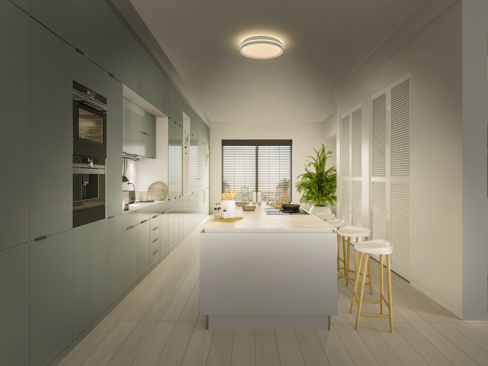 Osram Led Deckenleuchte "Orbis Noemi", 285 mm, 16W, 830, weiß