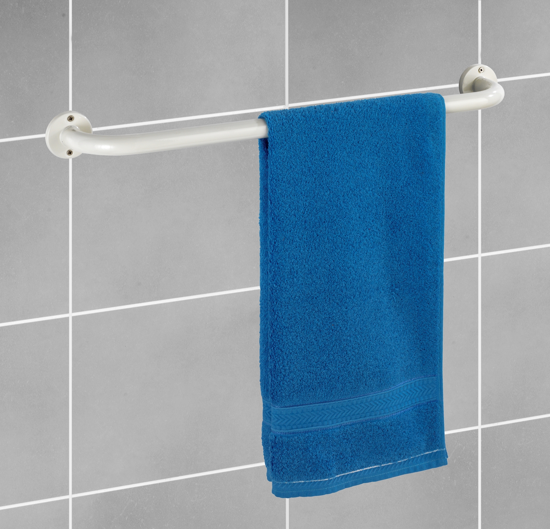 Wenko Badetuchstange Basic 60 cm, weiß Wenko Badetuchstange Basic 60 cm, weiß