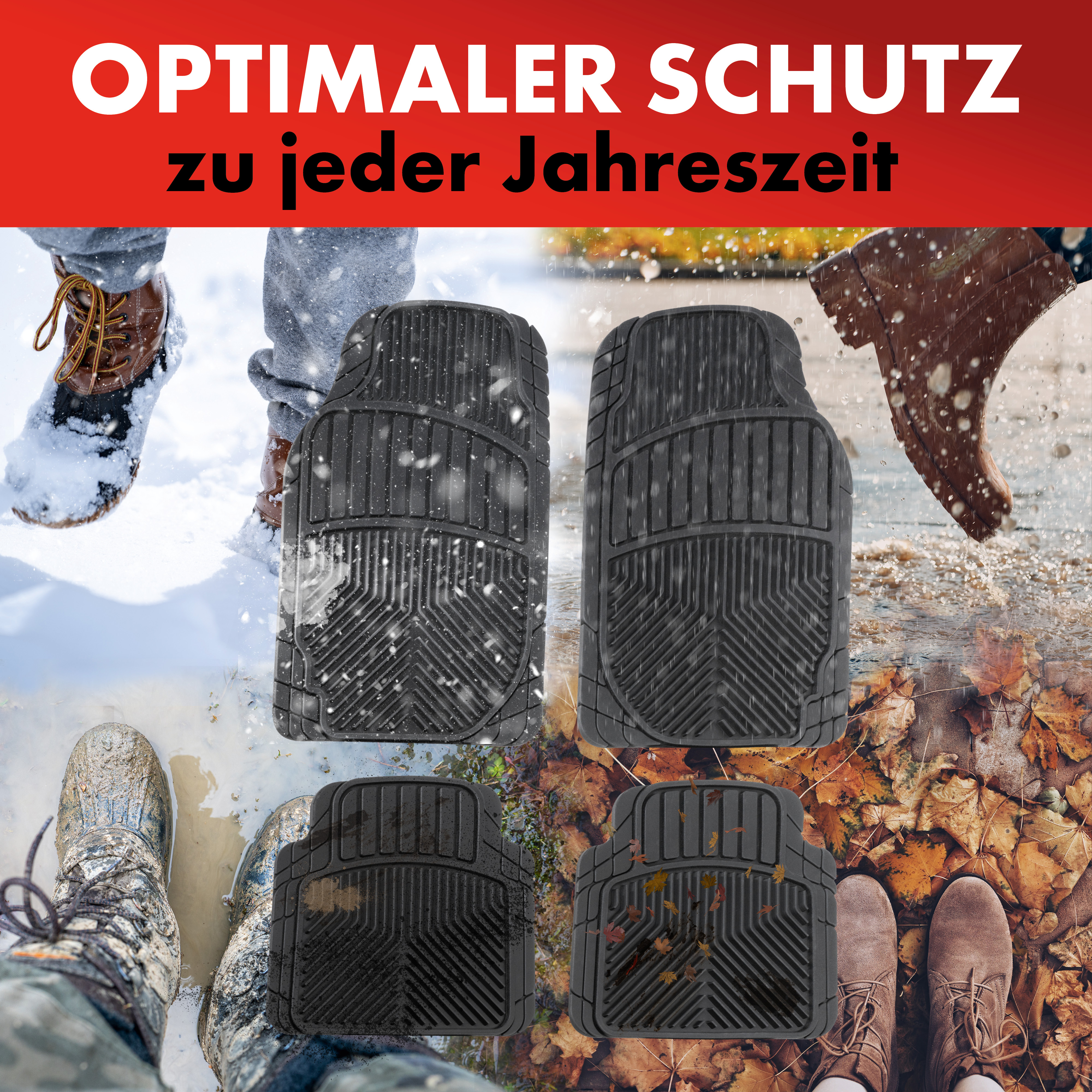 CarComfort Autogummimatten-Set Pricus