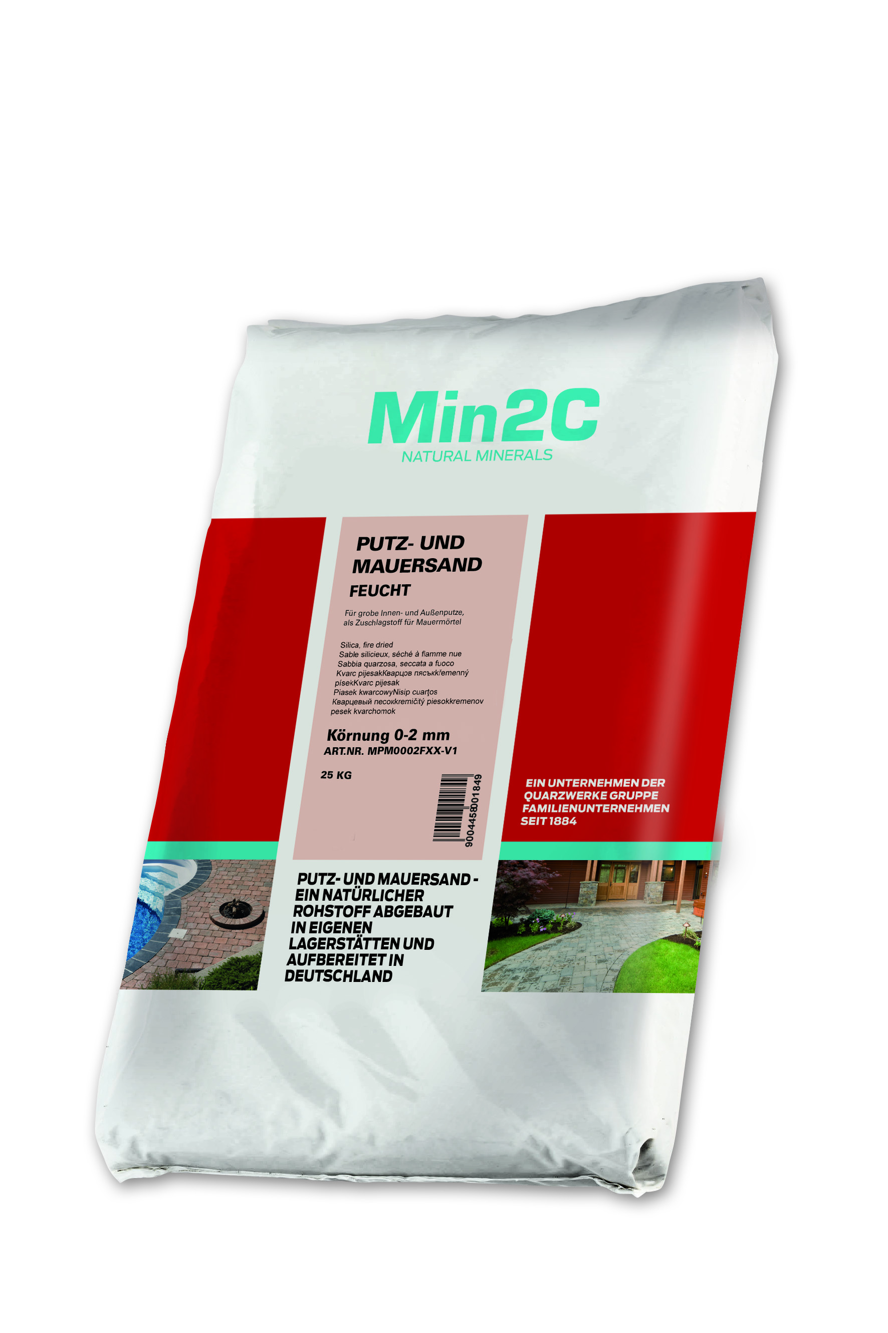 Min2C Putz- & Mauersand, 0 - 2 mm
