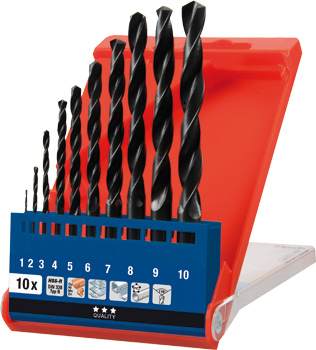 421340-100 Kwb HSS-Spiralbohrer, 1 -10 mm