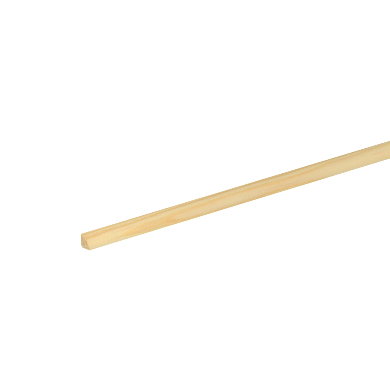 544197 Neuhofer Viertelrundstab, Fichte/Kiefer astrein roh