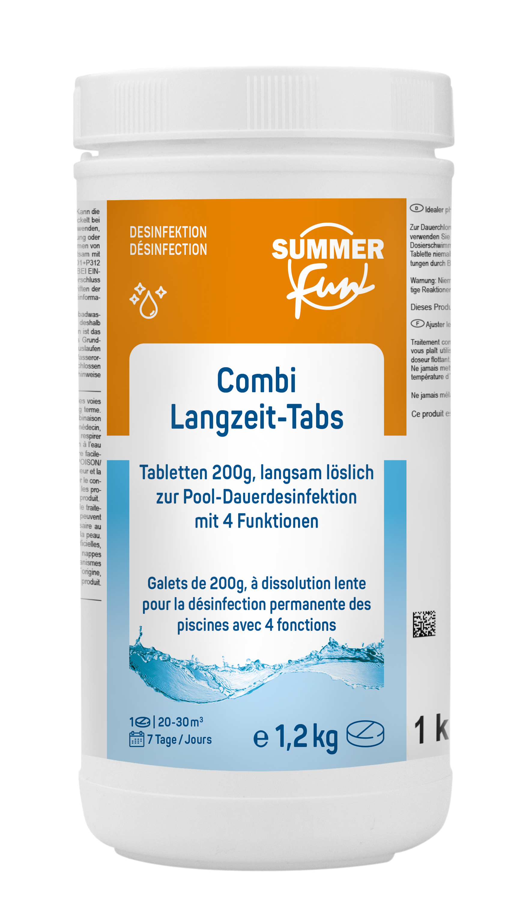 Summer Fun Langzeit-Multifunktions-Tabletten 200 g, 1,2 kg Summer Fun Langzeit-Multifunktions-Tabletten 200 g, 1,2 kg