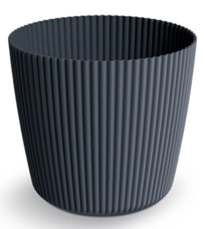 Prosperplast Blumentopf Milly Rund, Ø 19,6 cm, anthrazit