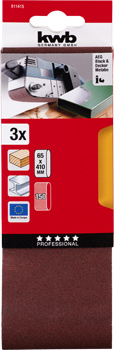 911415-300 Kwb Schleifband 65 x 410 mm, Korn 150