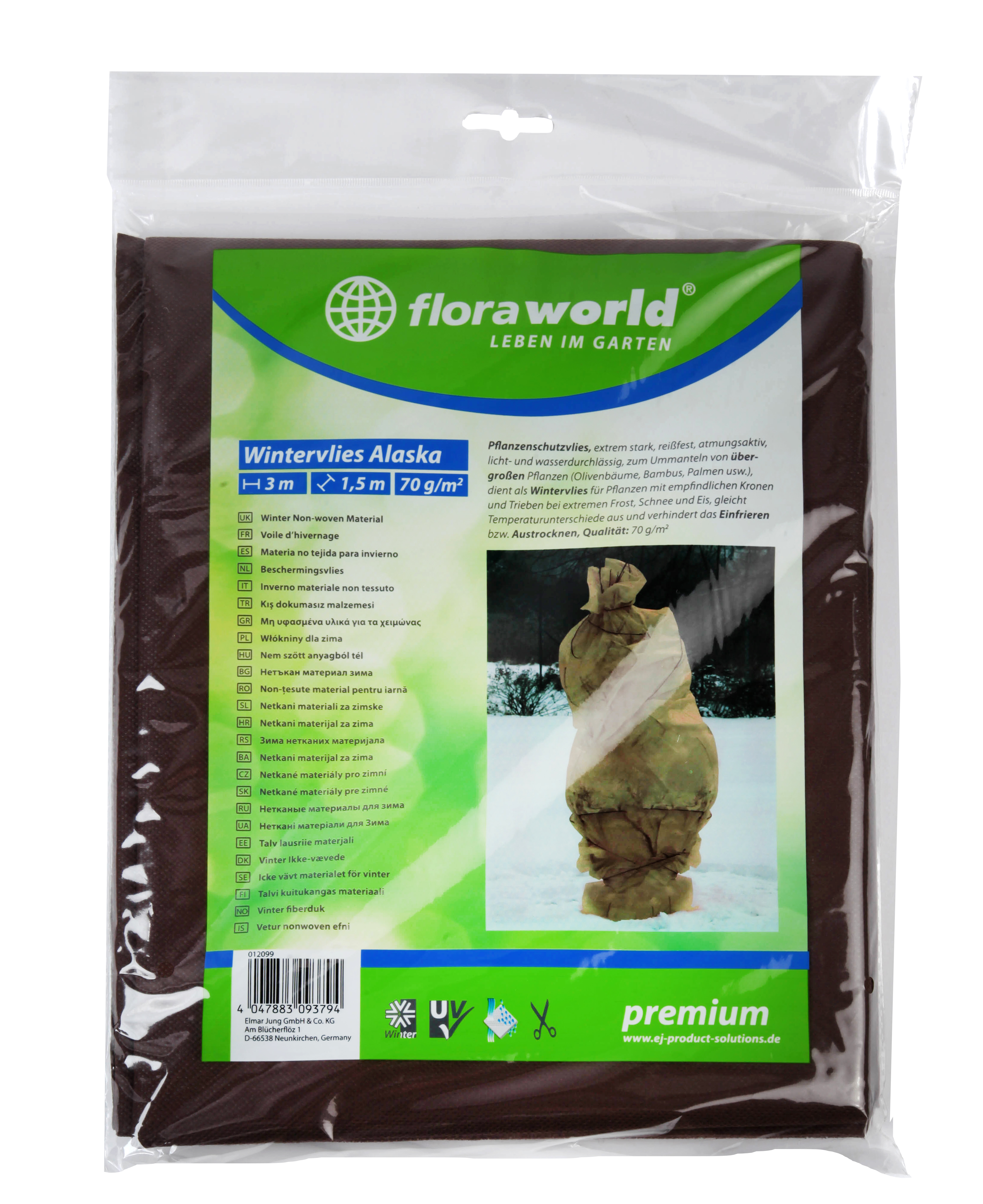 Floraworld Wintervlies alaska, premium, 3 x 1,5 m, 70g/m2 Floraworld Wintervlies alaska, premium, 3 x 1,5 m, 70g/m2