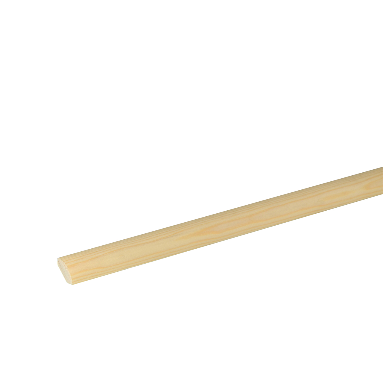 544078 Neuhofer Viertelrundstab, Fichte/Kiefer astrein roh