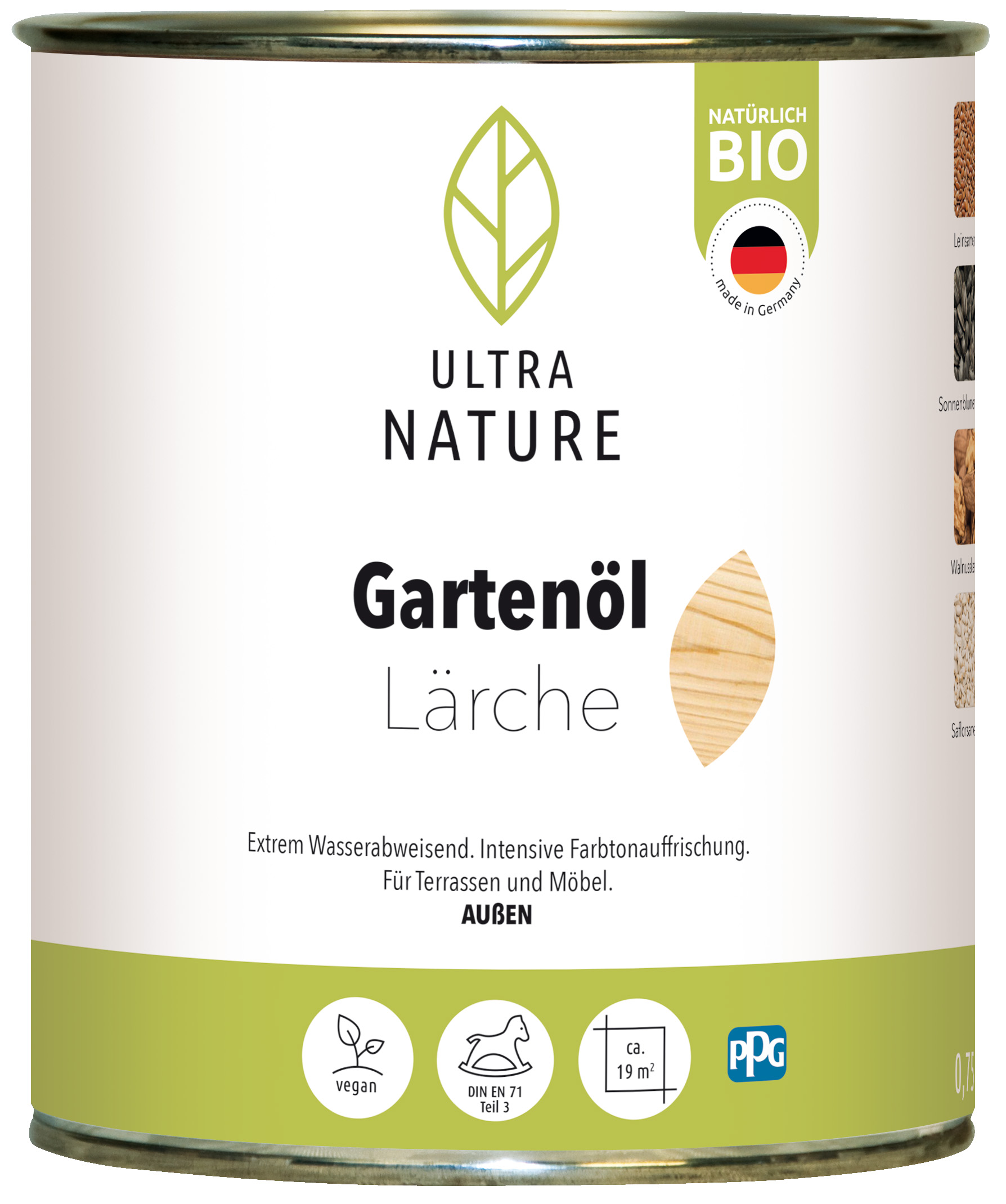 Ultra Nature Garten Öl Lärche, 0,75 l Ultra Nature Garten Öl Lärche, 0,75 l