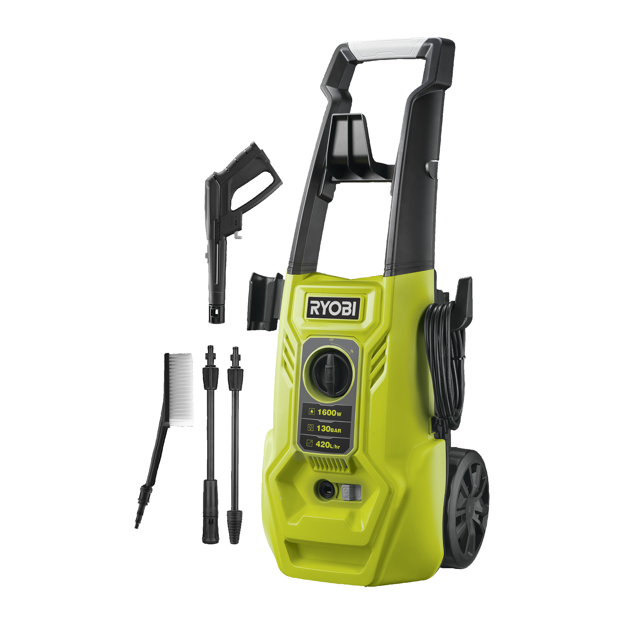 Ryobi Elektro-Hochdruckreinige RY130PWA Ryobi Elektro-Hochdruckreinige RY130PWA