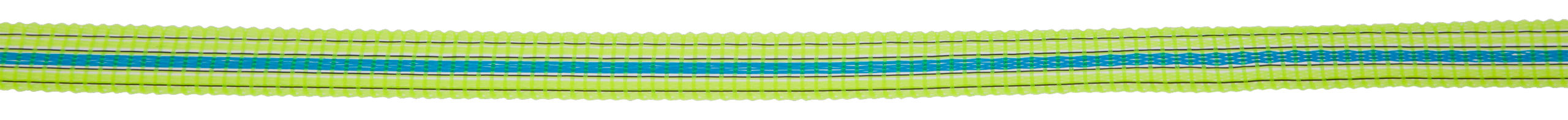 Kerbl Band TopLine Plus, 200m, 12mm neongelb/blau 4x0,30mm TriCond