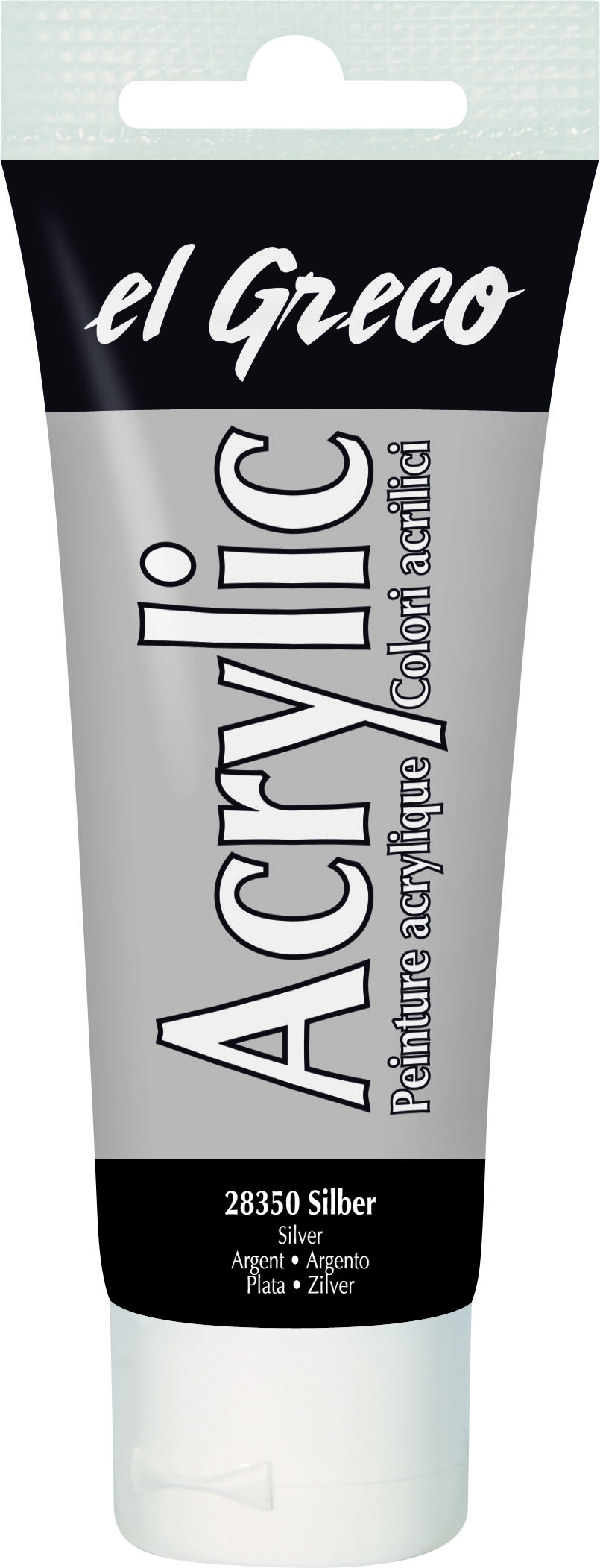 4000798283506 EL GRECO ACRYLIC 75ML SILBER KREUL