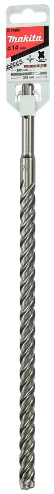 Makita SDS-PLUS NEMESISII Bohrer, 14 x 315 mm Makita SDS-PLUS NEMESISII Bohrer, 14 x 315 mm