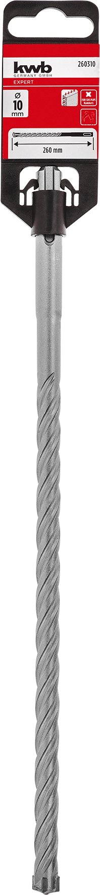 Kwb Hammerbohrer HB4X, 10 x 260 mm SB Kwb Hammerbohrer HB4X, 10 x 260 mm SB