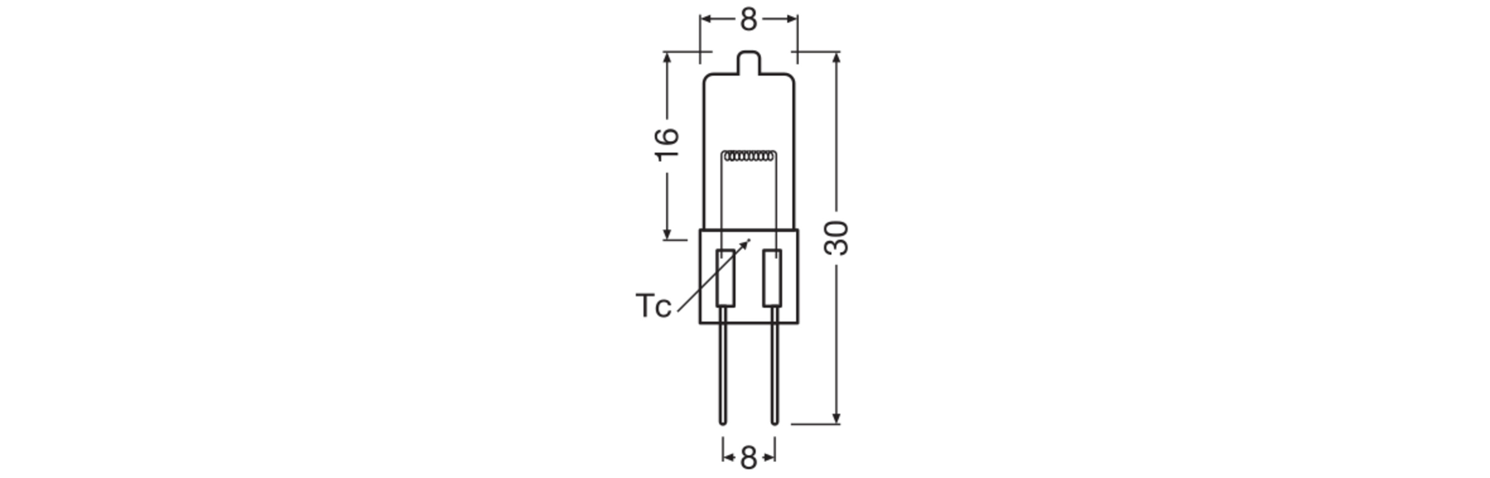 Osram Halostar Backofen G4, 20W, Warmweiß, 2x