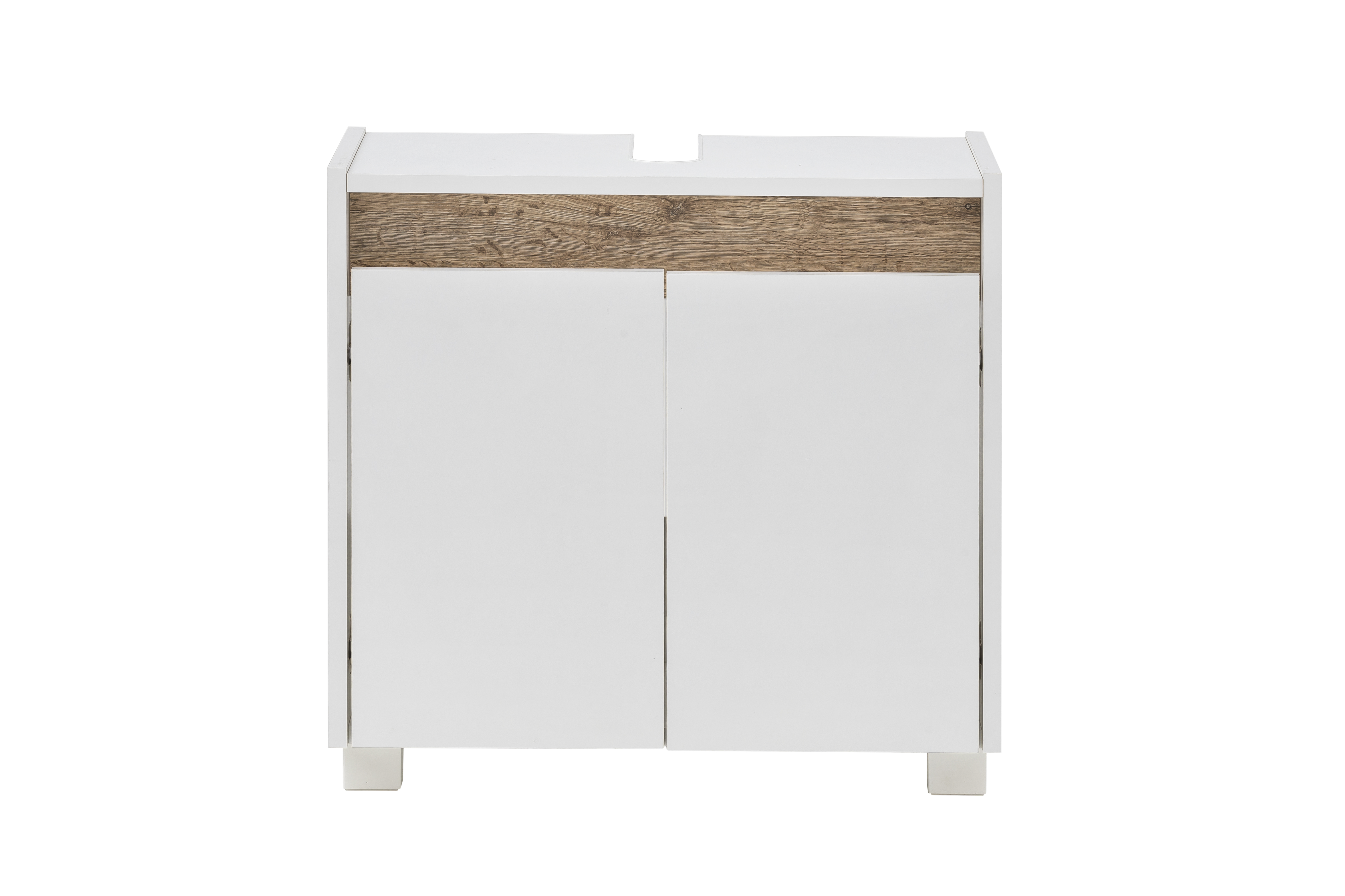 W. Schildmeyer Waschbeckenunterschrank Cosmo 570, 2T, perl weiß