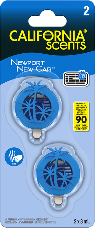 California Scents Auto-Lufterfrischer Mini Diffuser, Newport/New Car