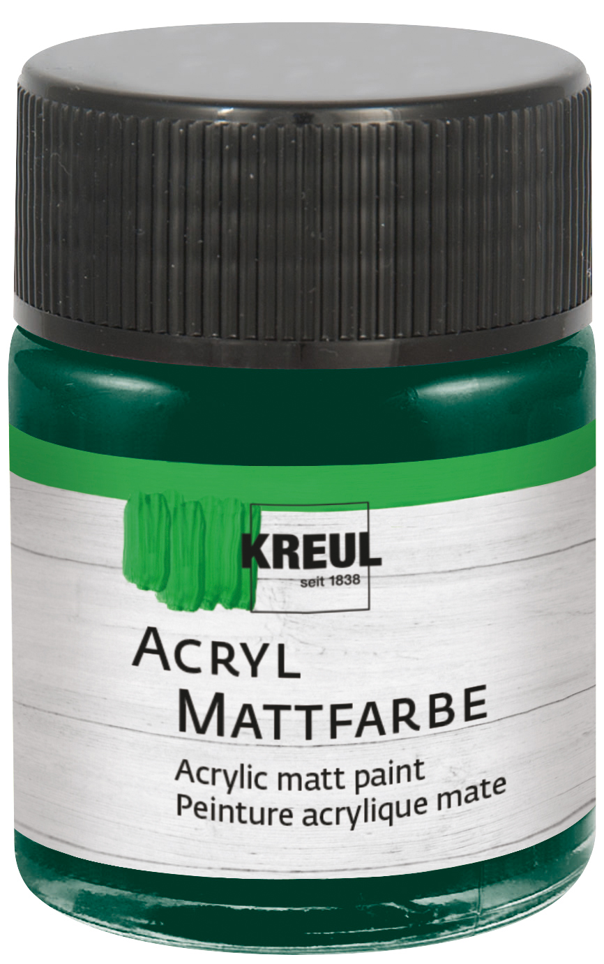 75570_KREUL_AcrylMattfarbe_Tannengruen_50ml_RGB Mattfarbe