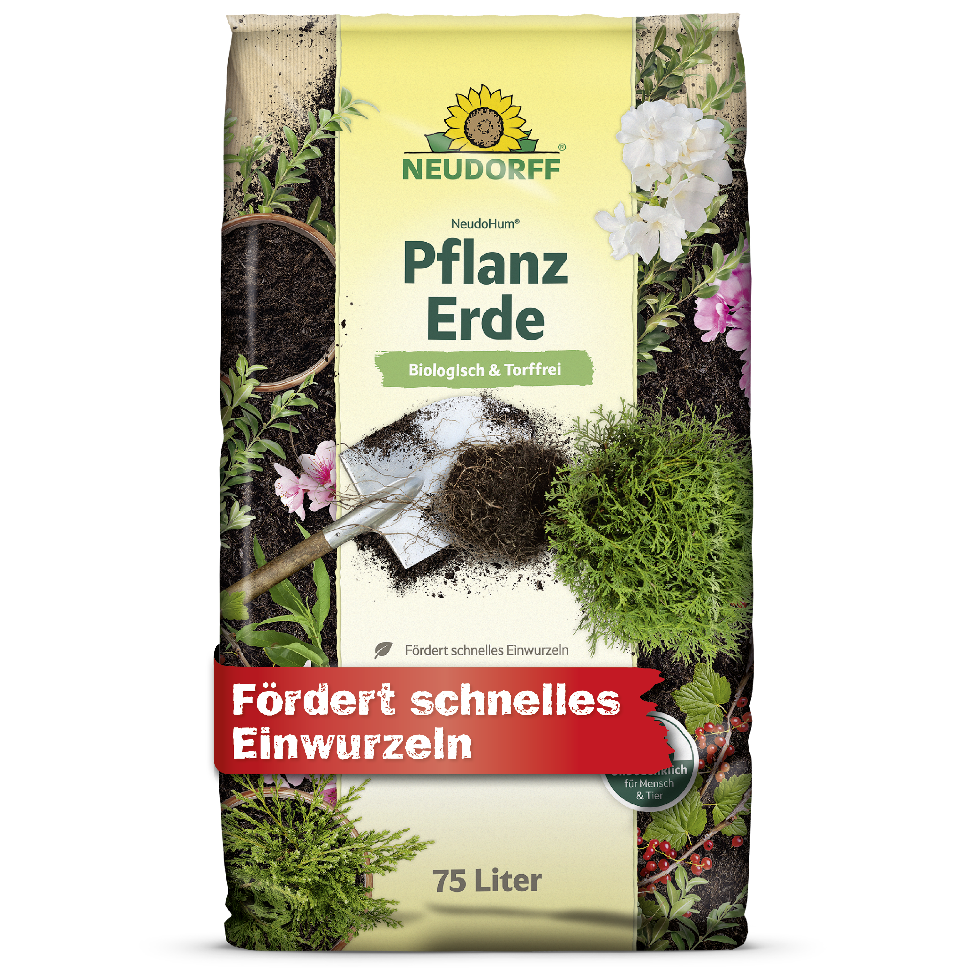 Neudorff NeudoHum PflanzErde, 75 l