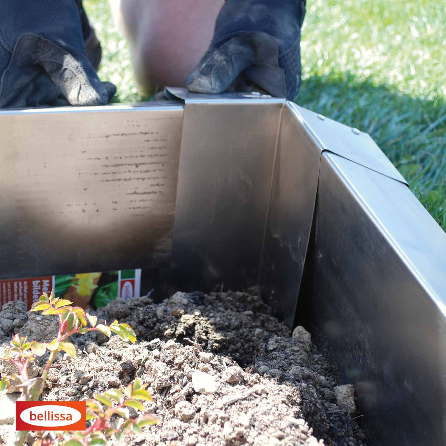 bellissa Schneckenblech Corten, 100 x 20 cm