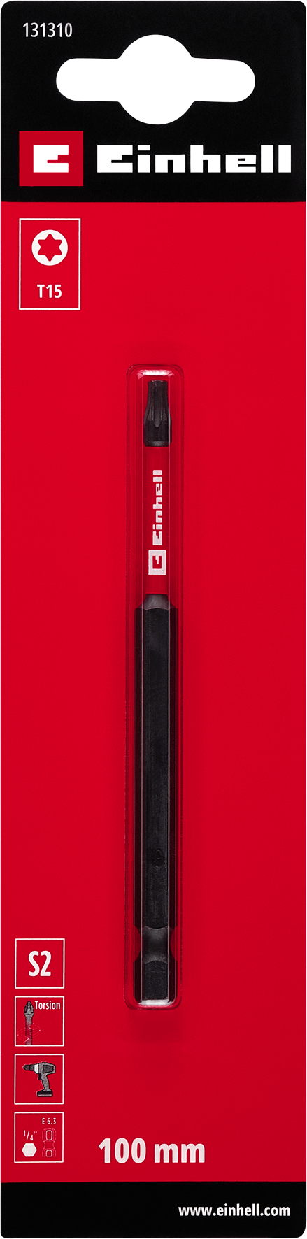 Einhell Impact-Bit Torsion, 100 mm, T15 S2 Einhell Impact-Bit Torsion, 100 mm, T15 S2