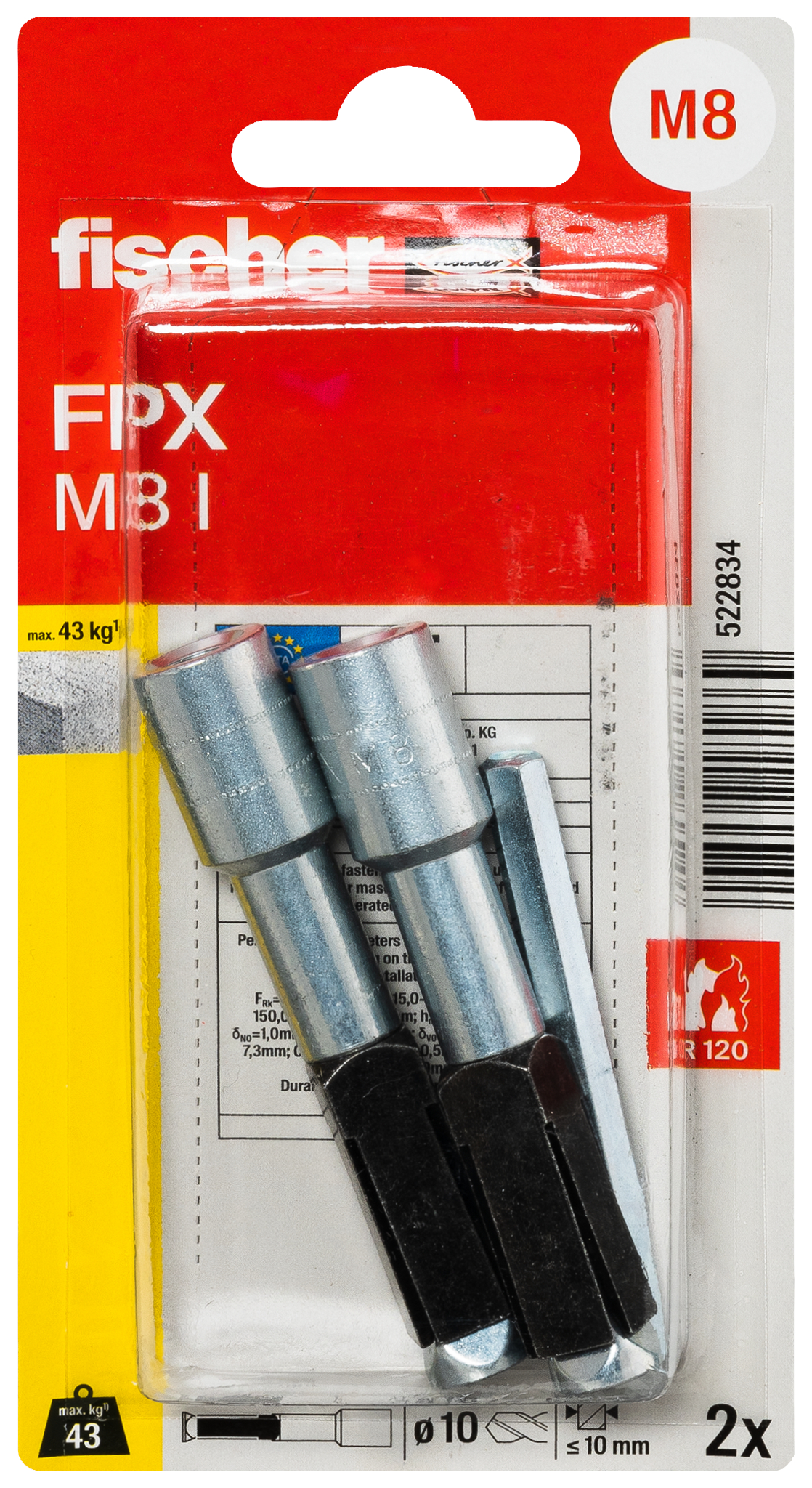 fischer Porenbetonanker FPX-I M8 K (2)