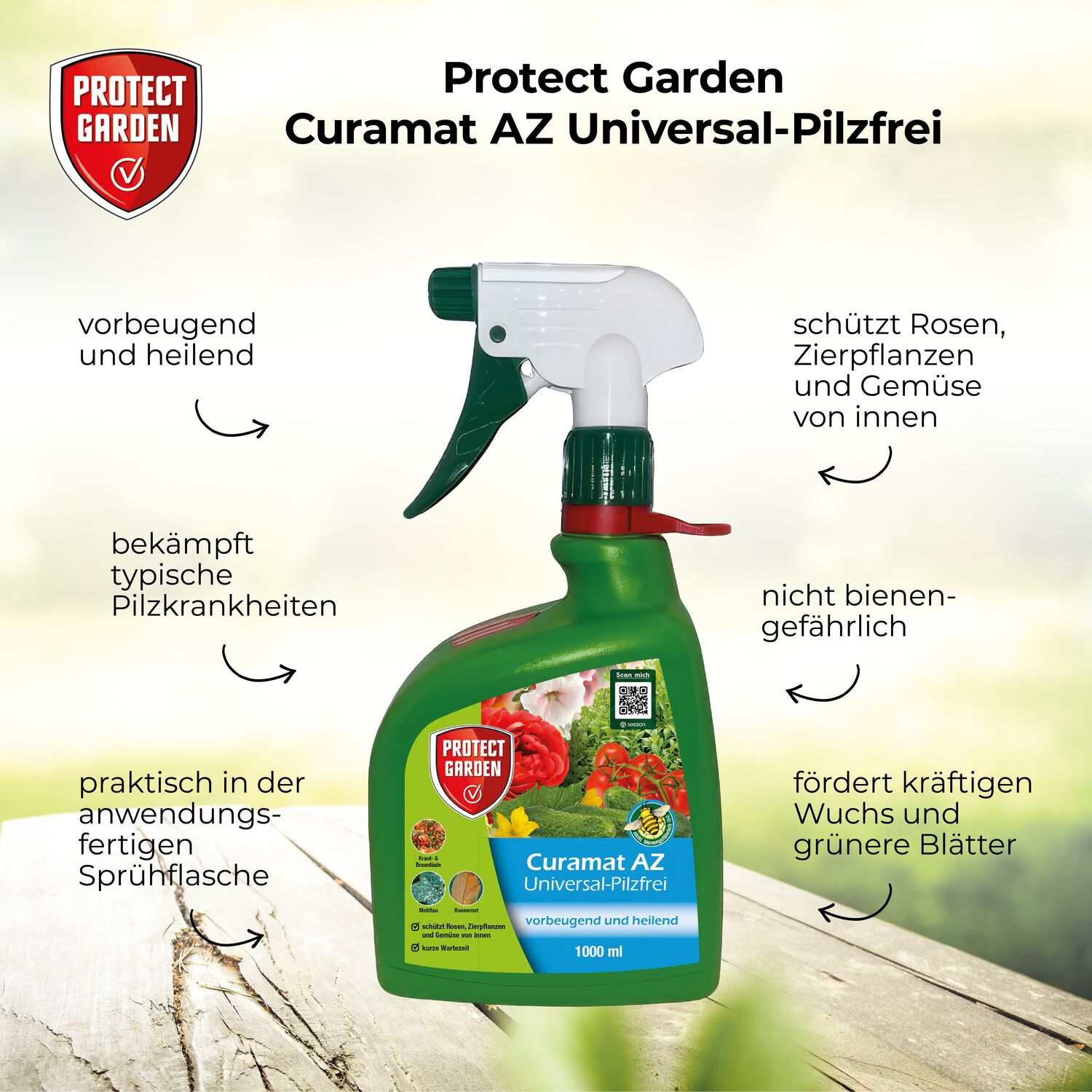 Protect Garden Curamat AZ Universal Pilzfrei, 1 l