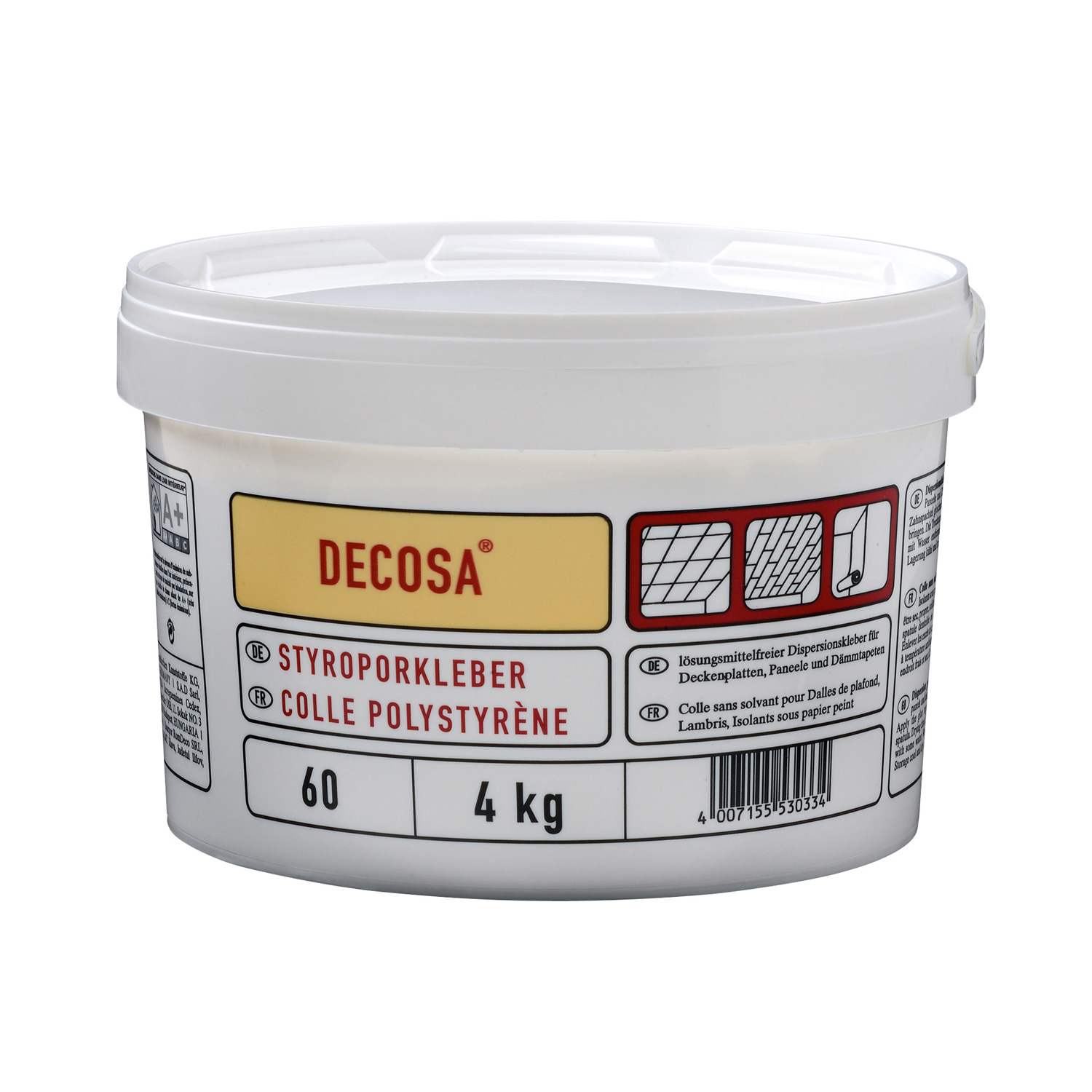 516600-0060-Styroporkleber-4kg Decosa Styroporkleber, 4 kg