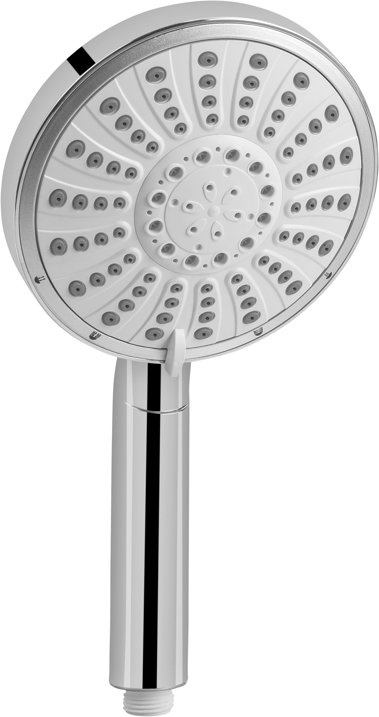 788864 Cornat Handbrause "Vanezza", weiß-chrom