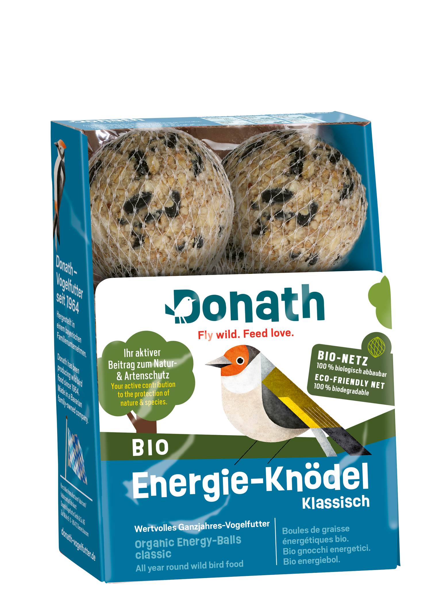 Donath Bio Energie-Knödel -Klassisch- Im Bio-Netz, 6 x 100 g