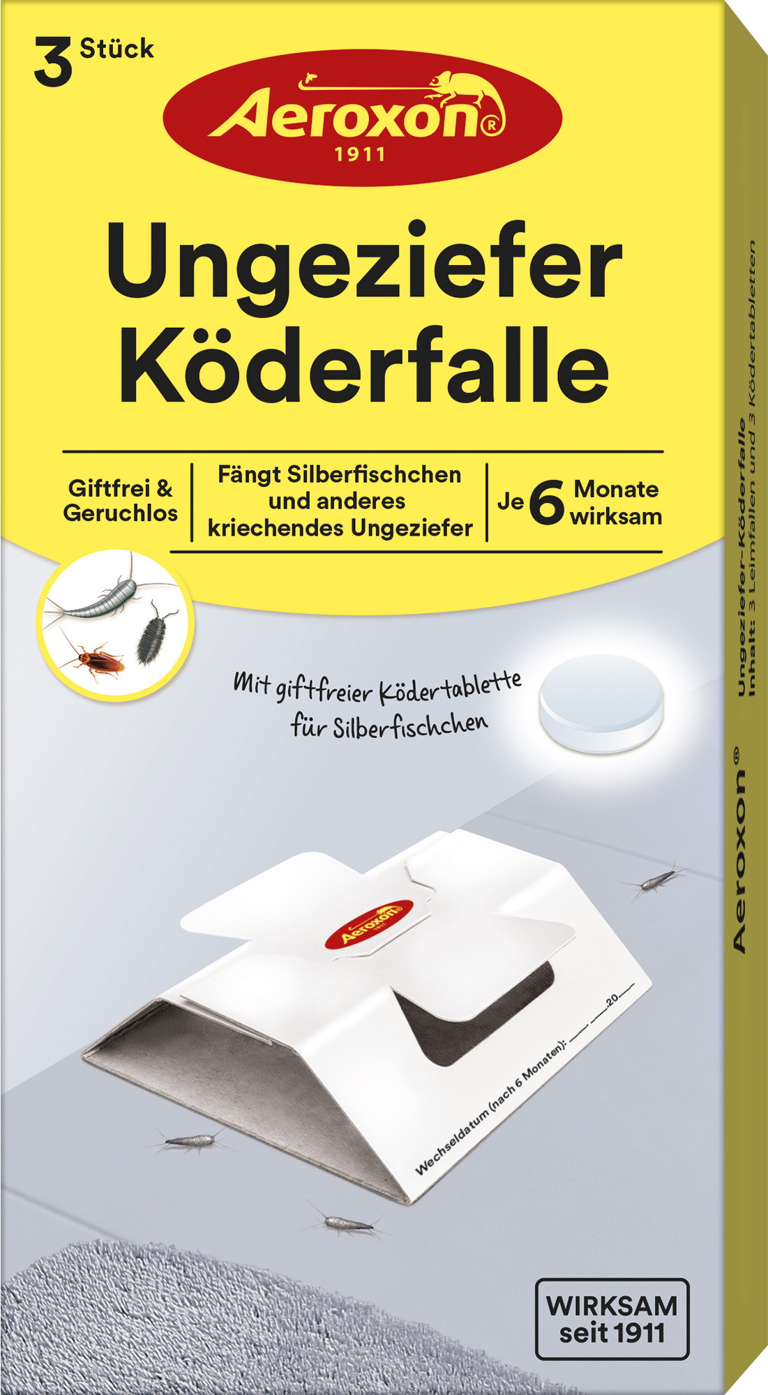 Aeroxon Ungeziefer-Köderfalle, 3 Stück Aeroxon Ungeziefer-Köderfalle, 3 Stück