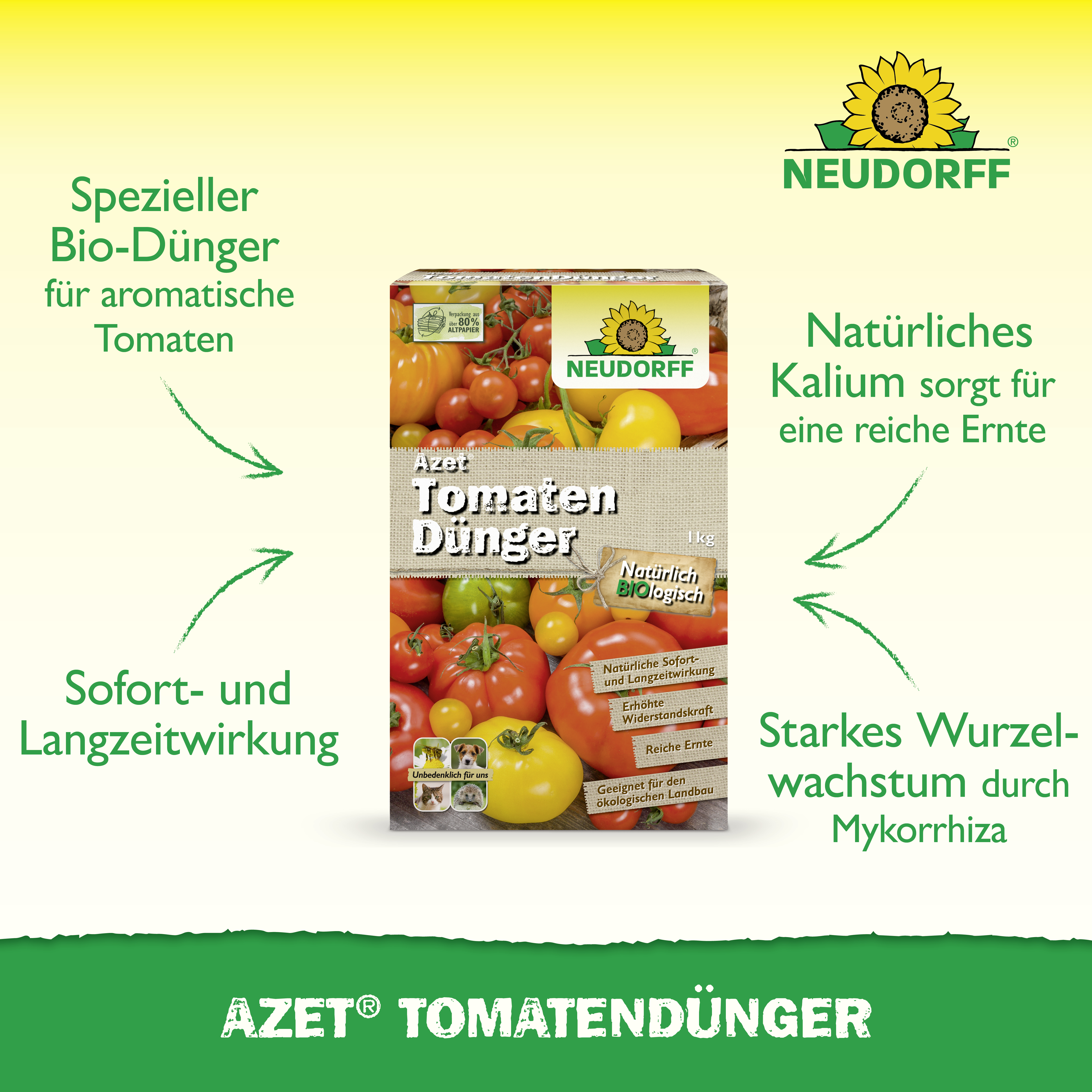Neudorff Azet TomatenDünger, 1 kg