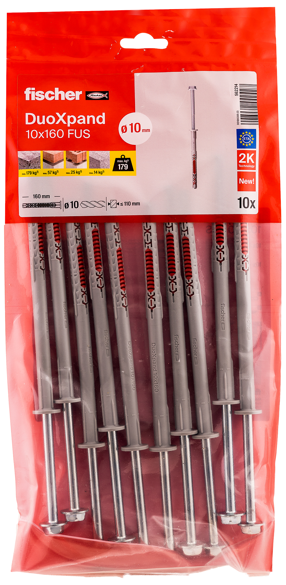 fischer DuoXpand 10x160 FUS B (10) fischer DuoXpand 10x160 FUS B (10)