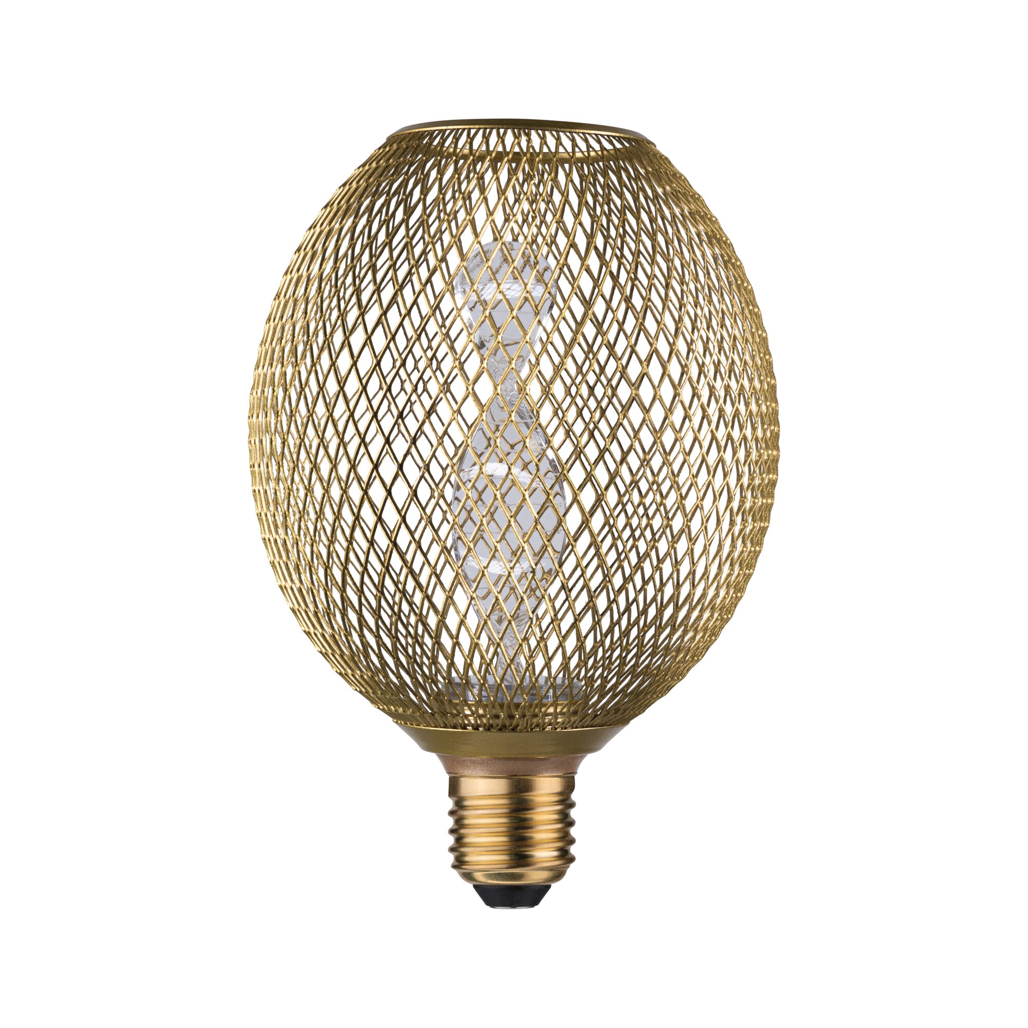 Paulmann LED Metallic Glow Globe messing Helix E27, 130lm, 3,5W, 1800K, 230V Paulmann LED Metallic Glow Globe messing Helix E27, 130lm, 3,5W, 1800K, 230V