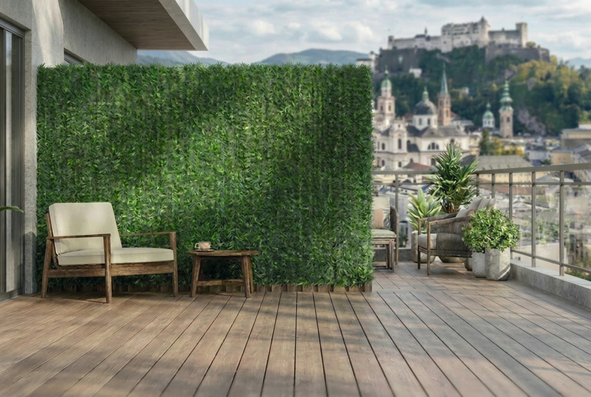 Windhager Sichtschutzhecke Verde, 100 x 300 cm