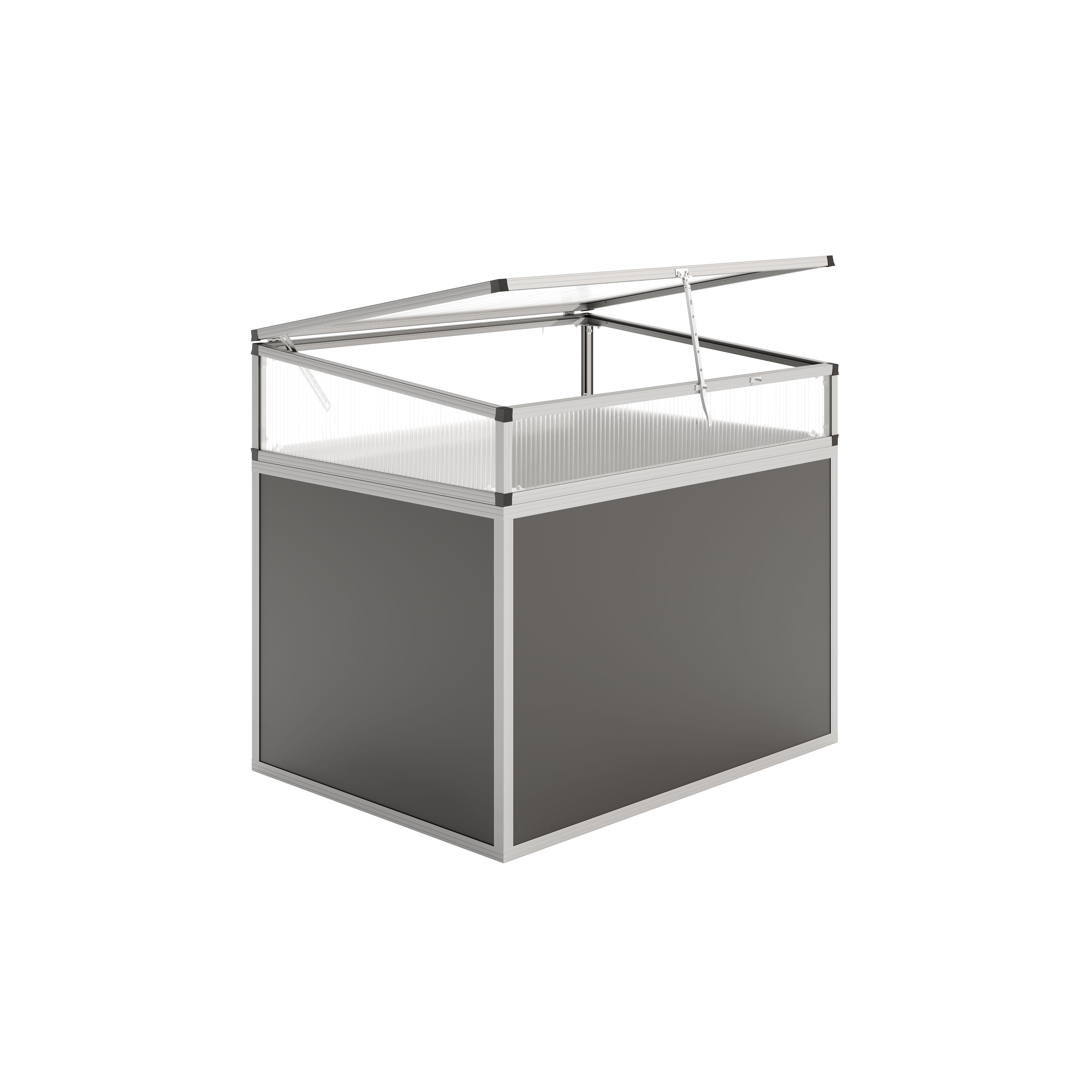 KGT Aluminium-Hochbeet 130, Profilsystem "pressblank" KGT Aluminium-Hochbeet 130, Profilsystem "pressblank"