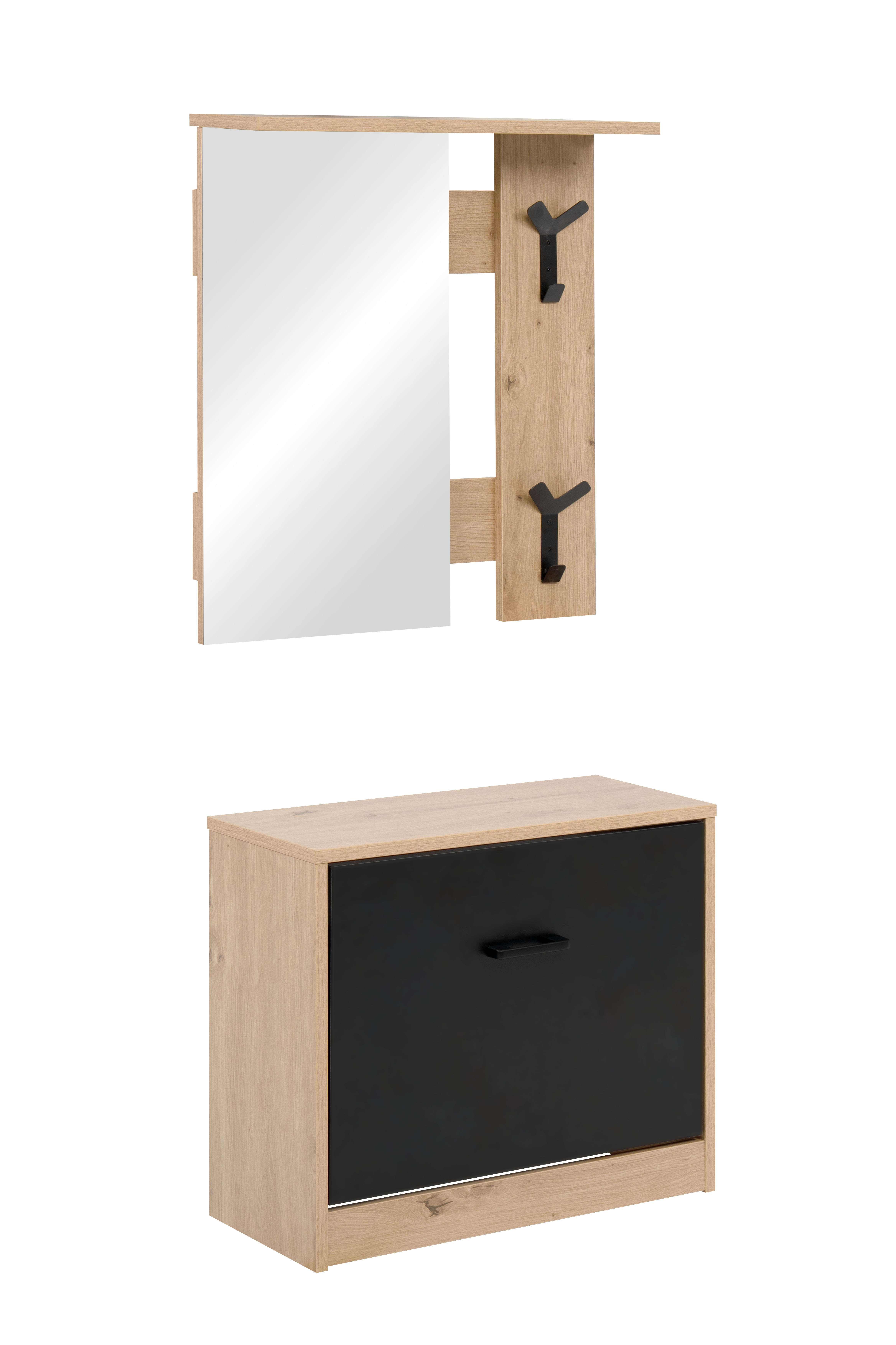 Finori Garderobe Limone 41A, Dekor Artisan Oak/schwarz