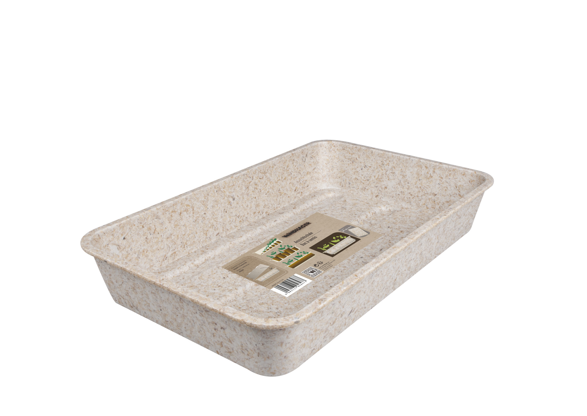 Windhager Anzuchtschale bamboo, 382x242 mm