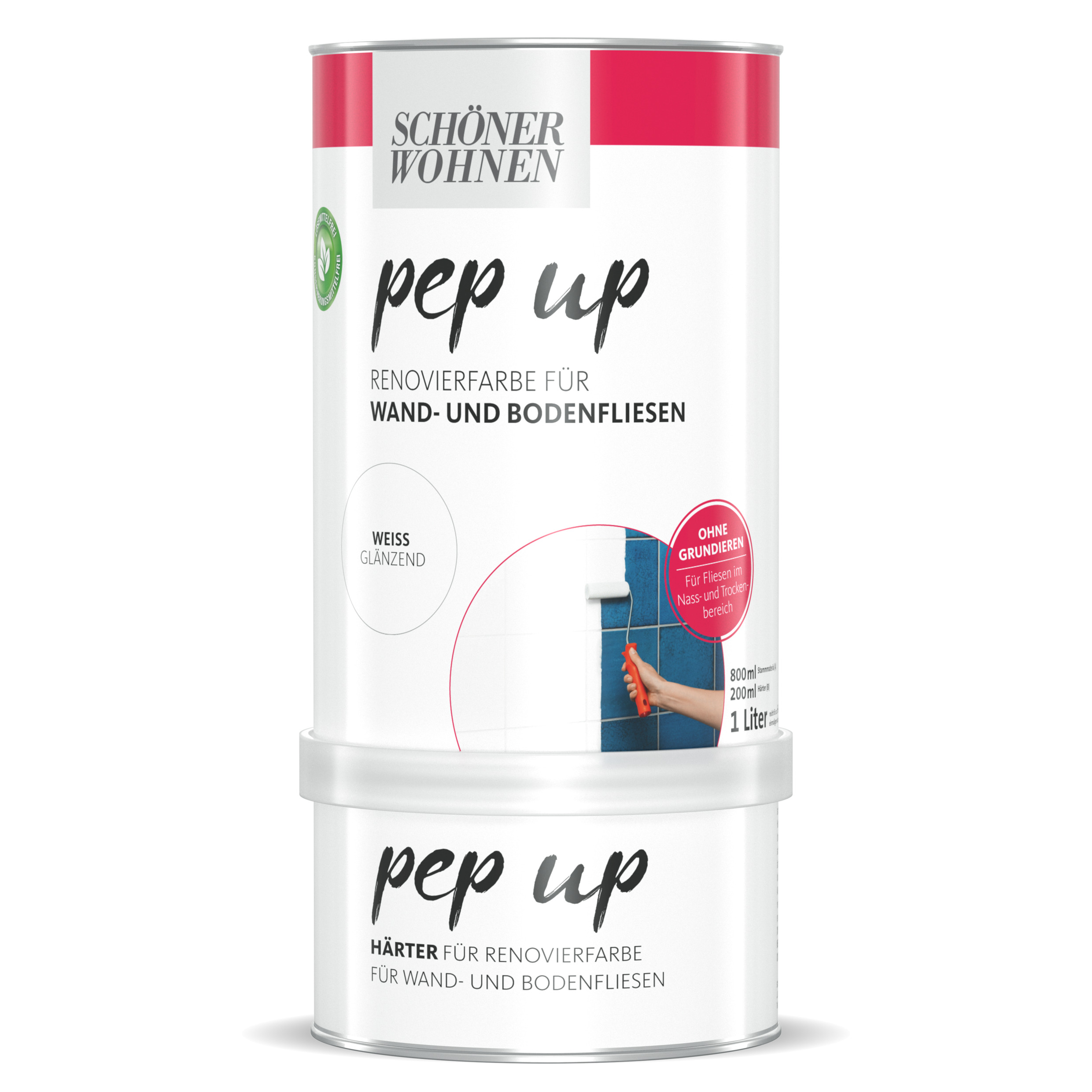 Schöner Wohnen Pep up Wand-/Bodenfliesen 1 l, weiß