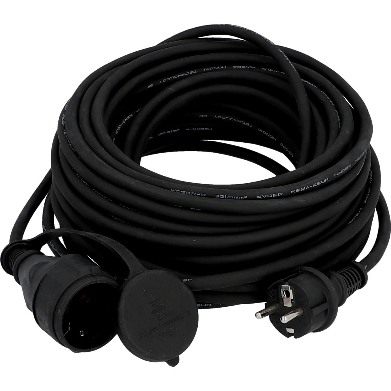 4008153445620_Gummi-Verl-H05RR-F3G1-5mm-20m-sw_Web-Hauptbild26OSziqmbhGmb VERLÄNGUNGSLEITUNG 20M,H05RR-F3G 1,5MM² SW