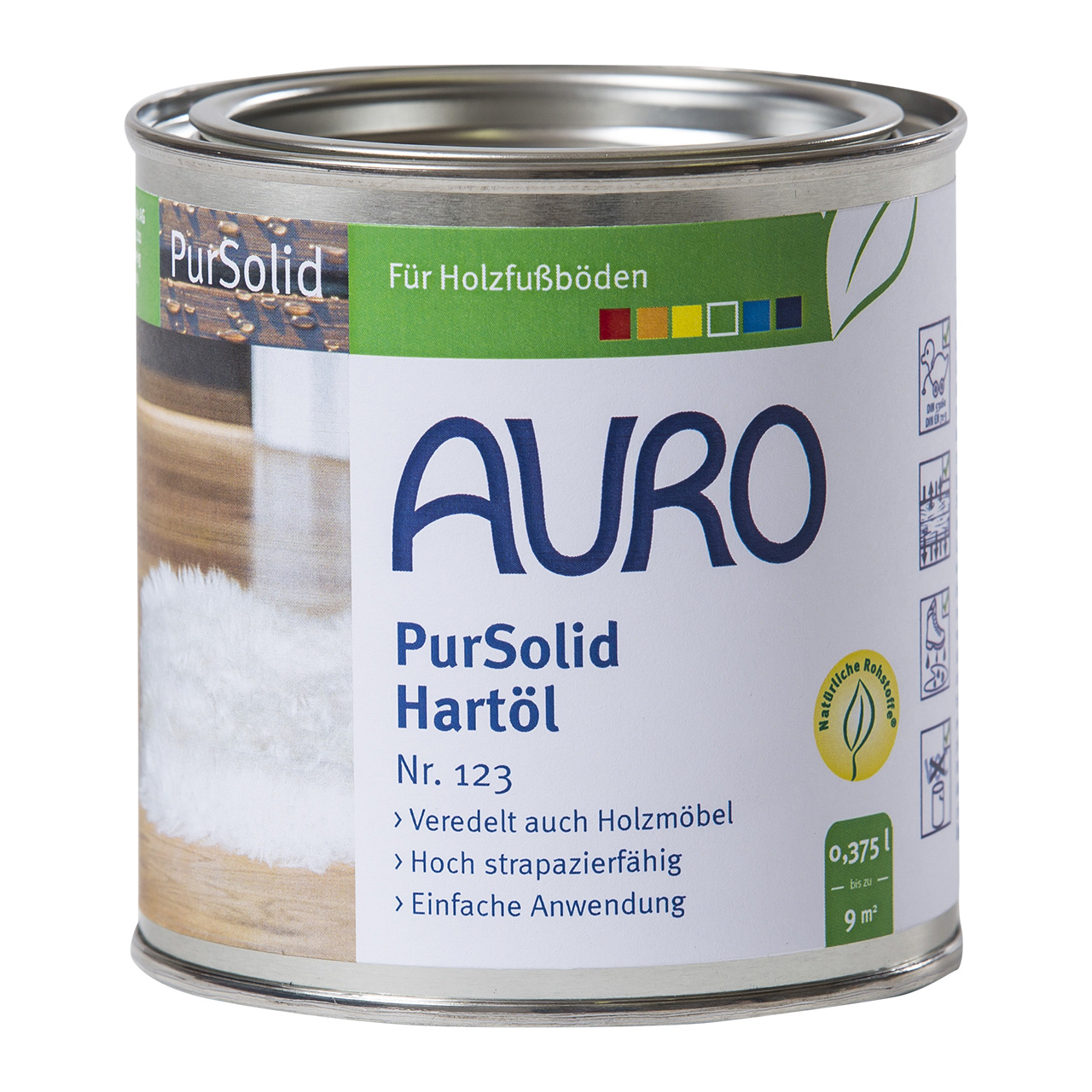 091514-AURO-Holz-Hart-l-PurSolid-375ml Auro Holz-Hartöl pursolid Nr. 123, 375 ml