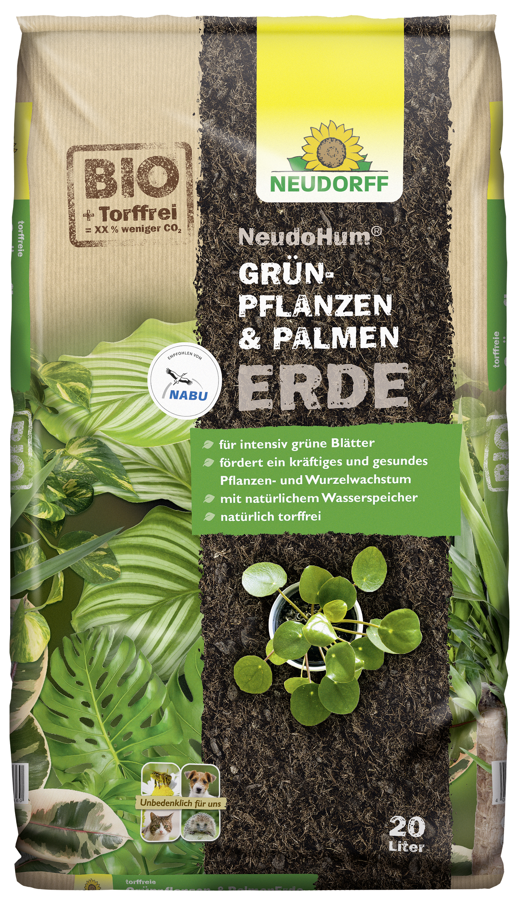 Neudorff NeudoHum Grünpflanzen- & PalmenErde, 20 L Neudorff NeudoHum Grünpflanzen- & PalmenErde, 20 L