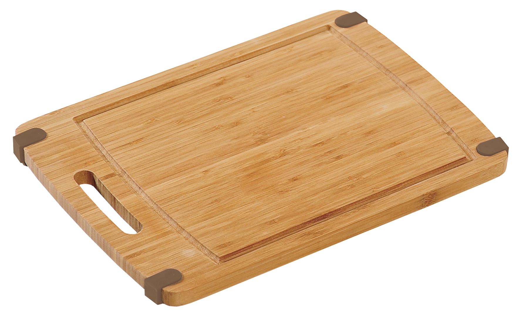 Kesper Schneidebrett mit Rutsch-stopp / FSC®-zertifiziertem Bambus, 38 x 28 x 1,6 cm