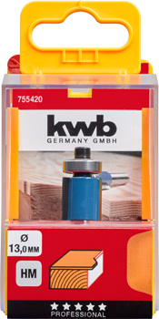 Kwb Hartmetall-Bündigfräser, 13 mm
