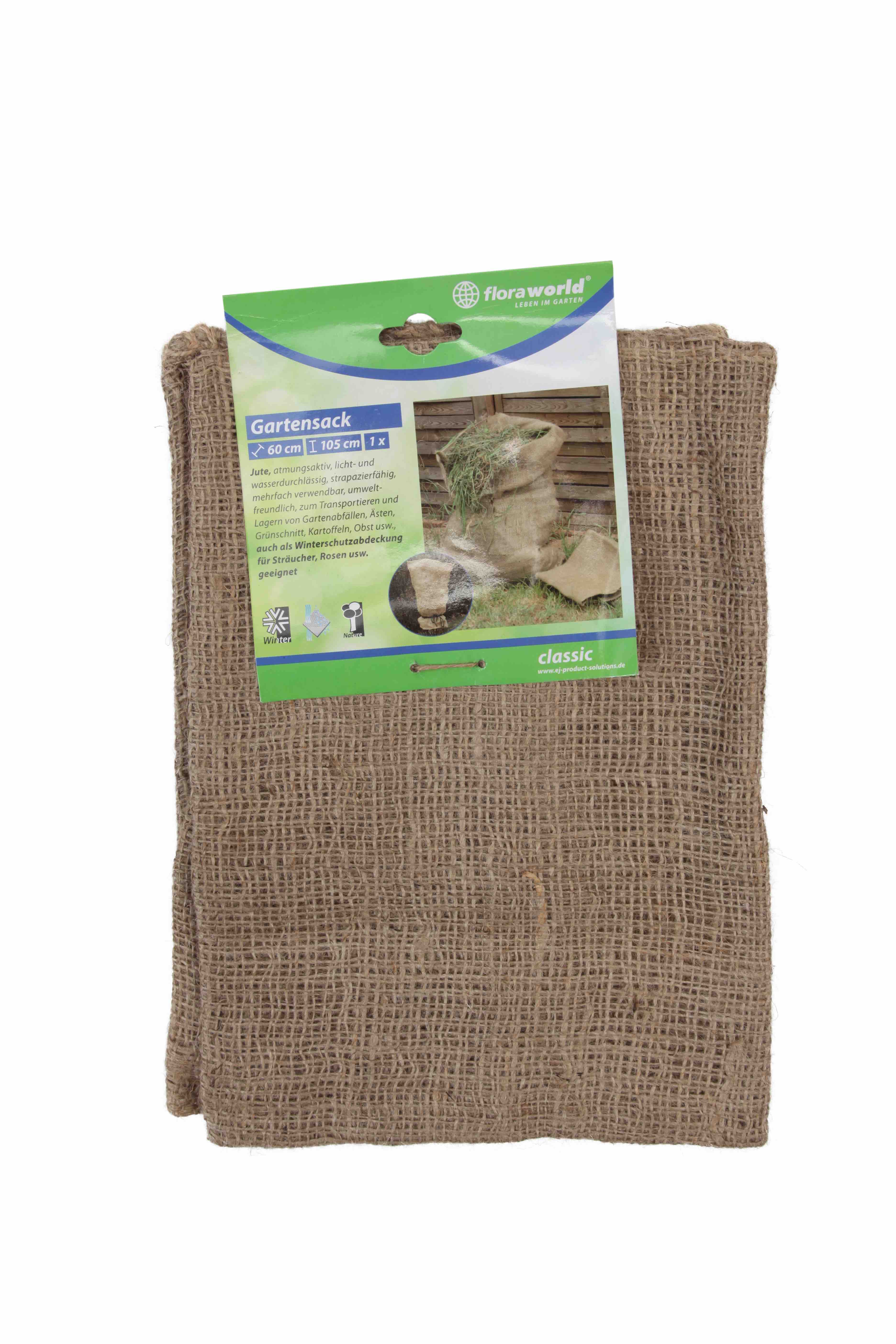Floraworld Gartensack jute, natur, 60 x 105 cm Floraworld Gartensack jute, natur, 60 x 105 cm