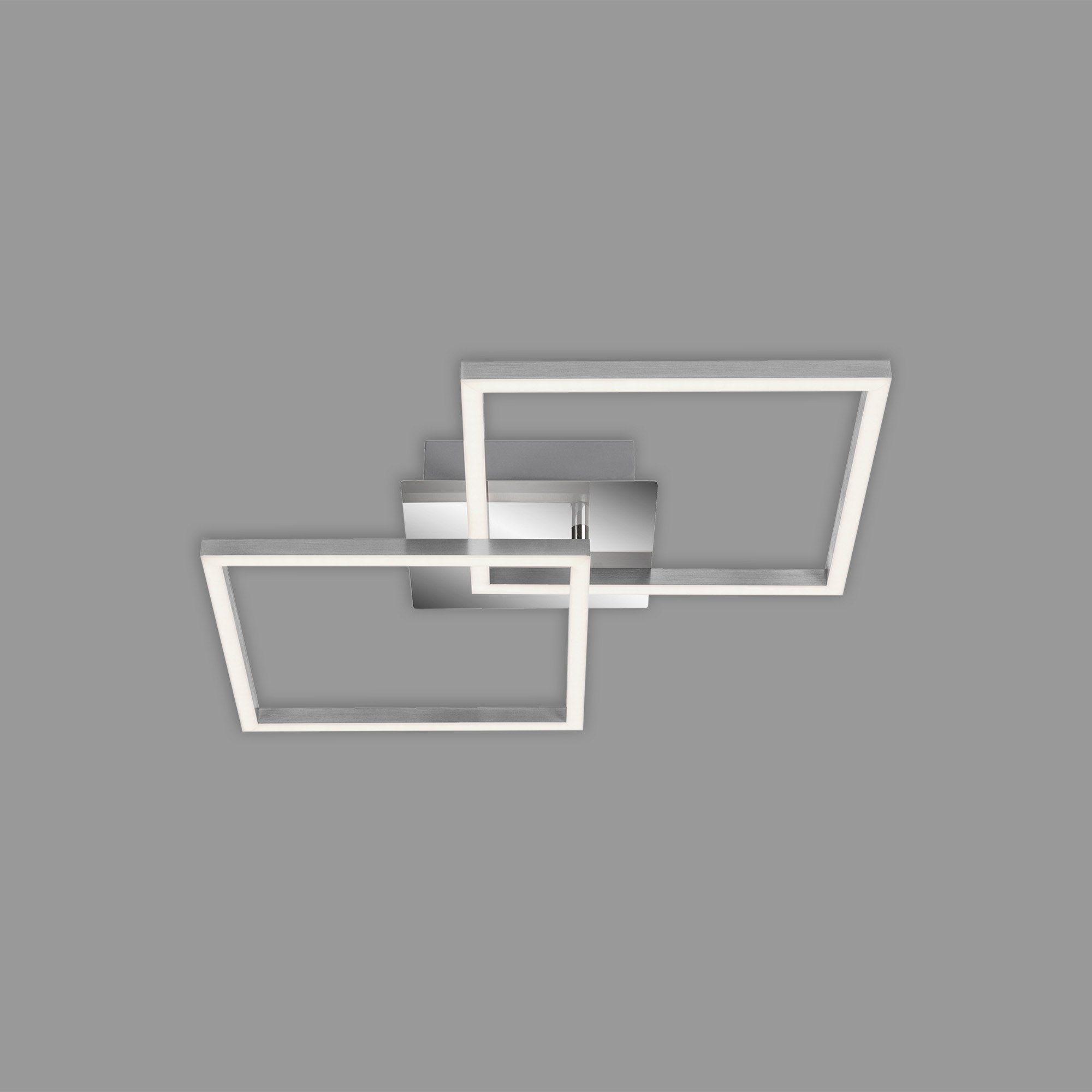 Briloner LED Deckenleuchte, 62 cm, alu-chrom Briloner LED Deckenleuchte, 62 cm, alu-chrom