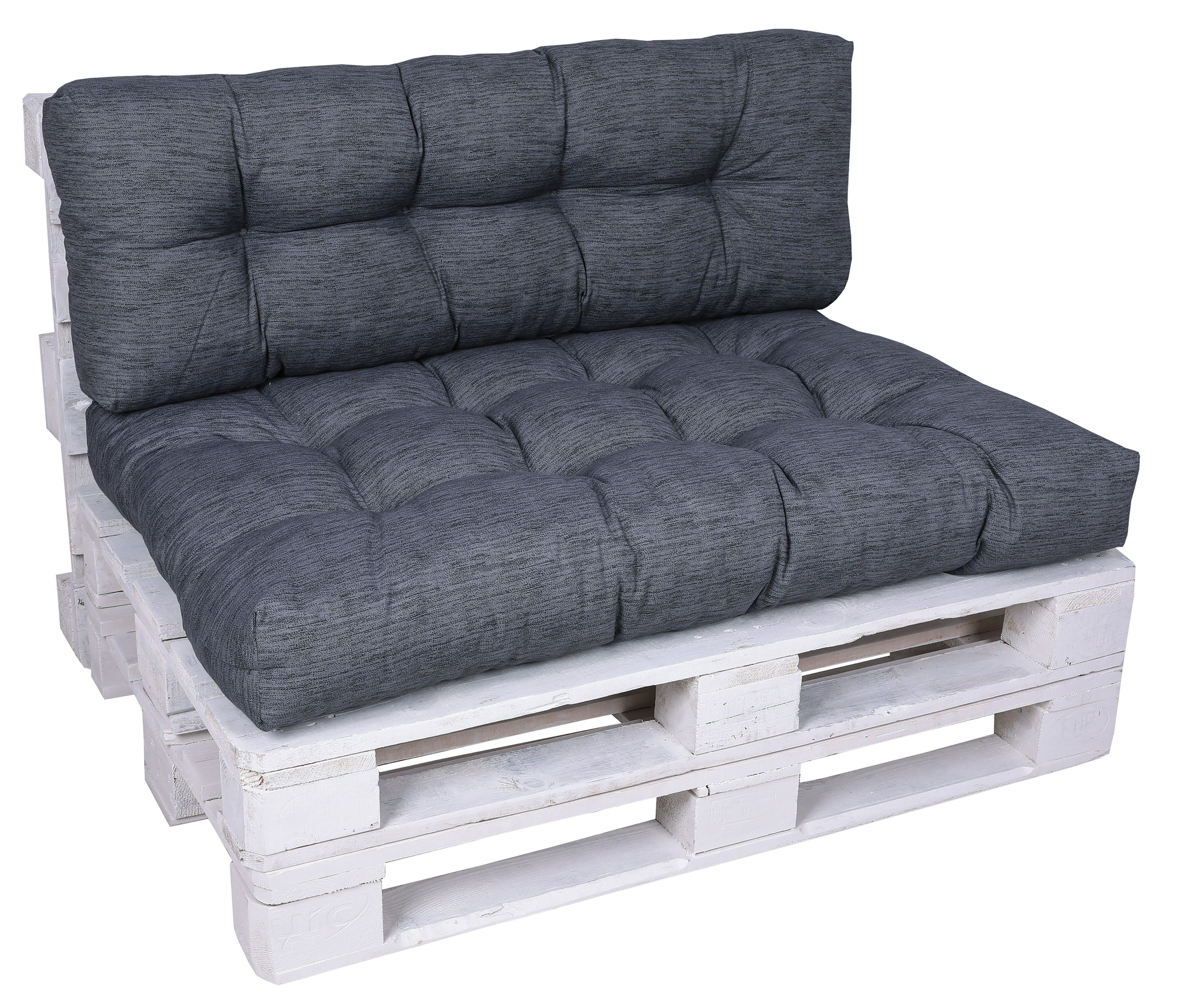 339334 GODE PAL-LOUNG.KISSEN SET FLOCKE ANTHRAZIT